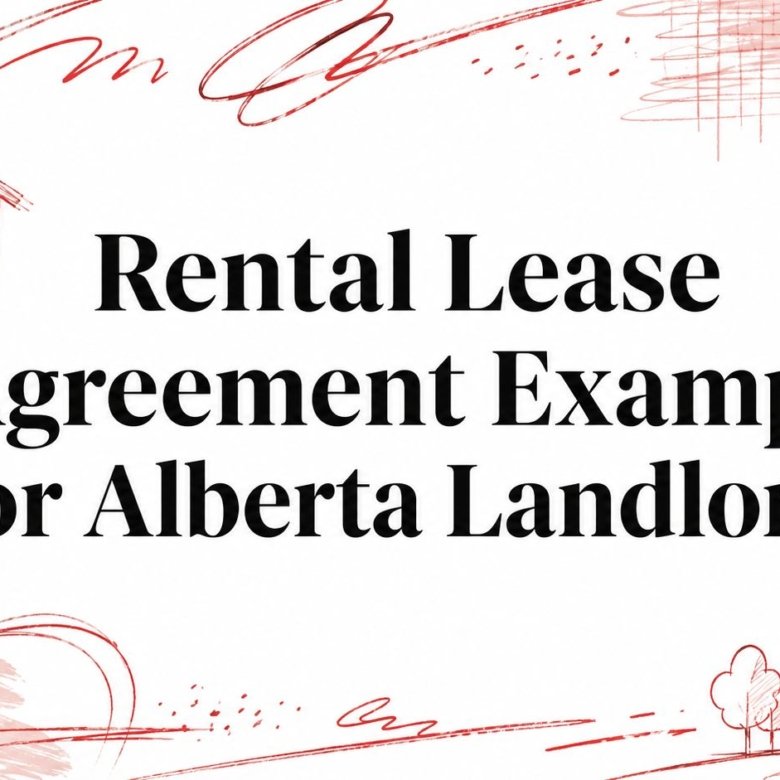 Rental Lease Agreement Example for Alberta Landlords