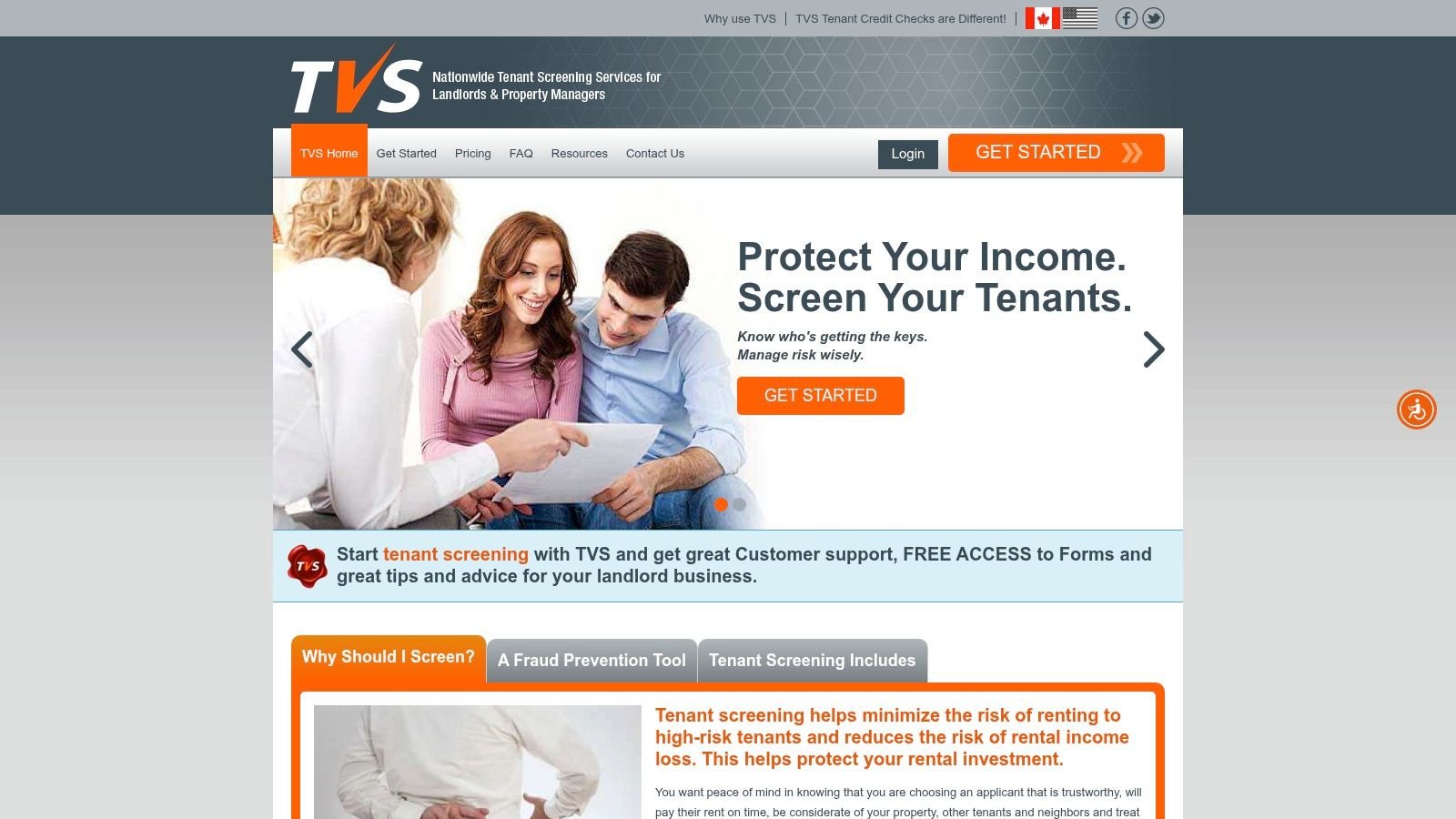 TVS Tenant Verification Service